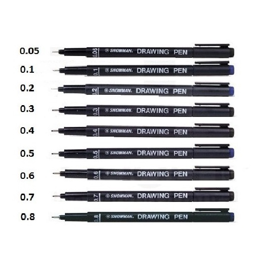 

Produk Snowman Drawing Pen / Pulpen 0.05mm - 1.0mm