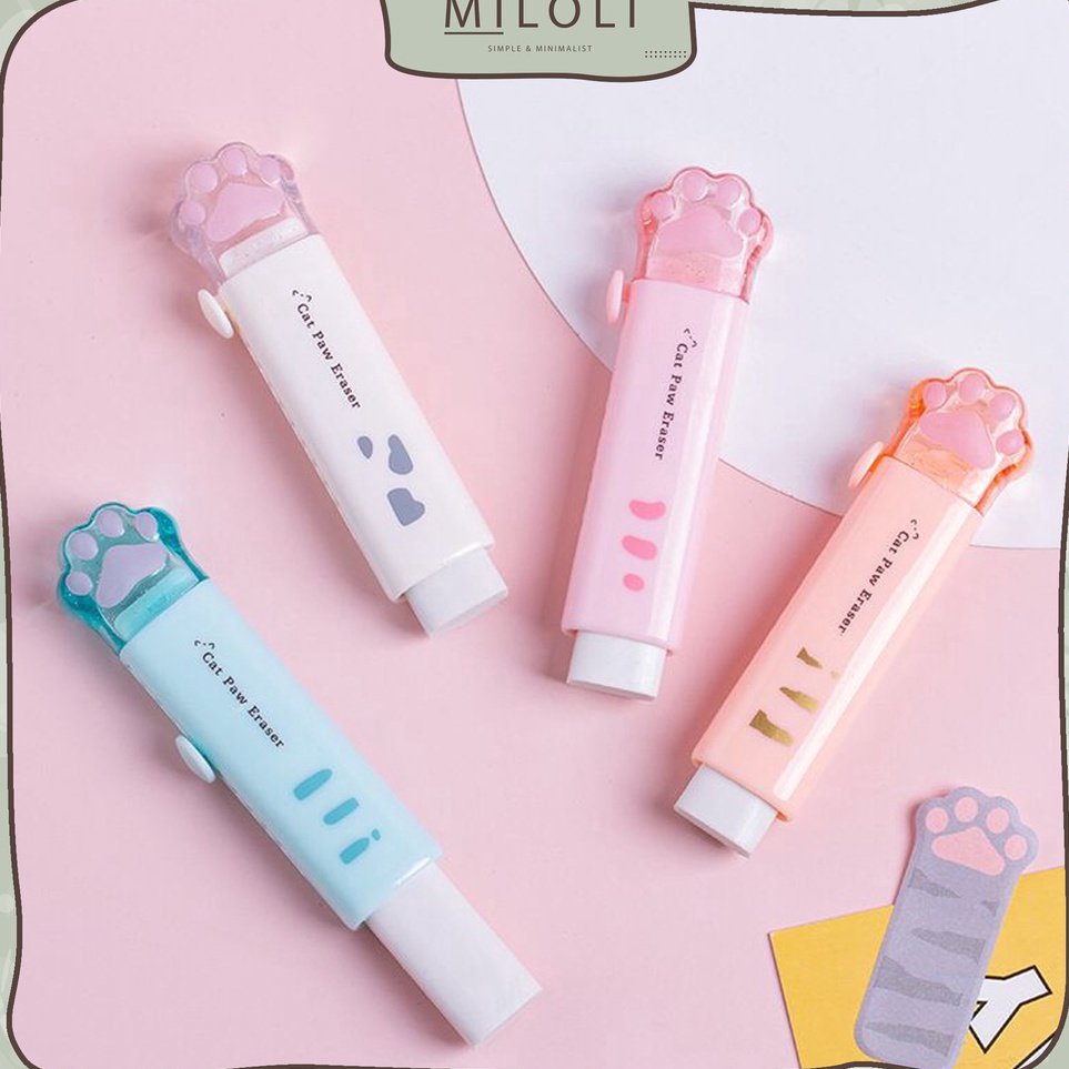 

Seller [MILOLI] 1Pcs CAT PAW ERASER Rectractable Penghapus Pensil Karet Mekanik Refil Korean - F0219 ☌➜✥