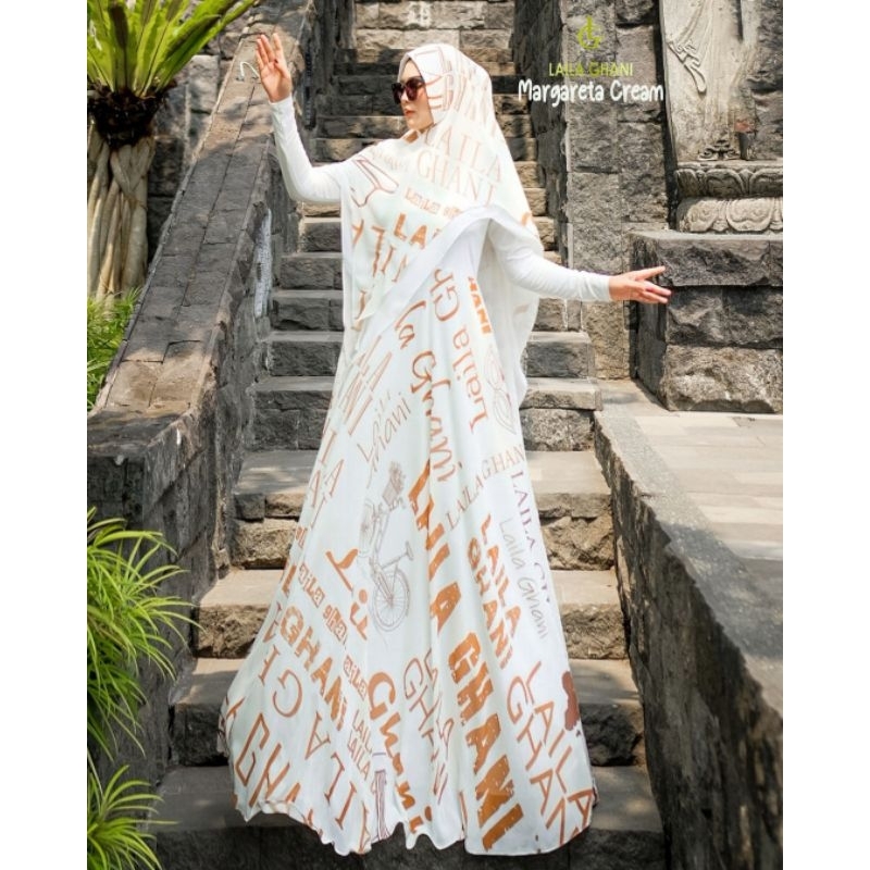 Laila Ghani terbaru/dress putih