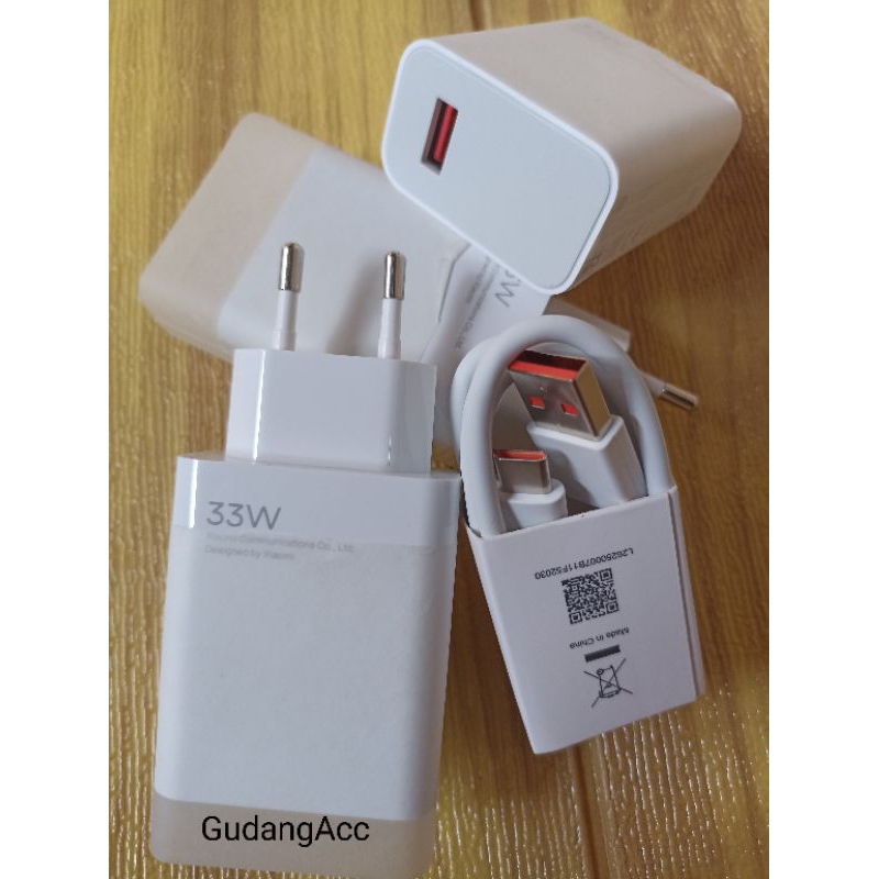 Charger Xiaomi 33W Turbo Original 100%