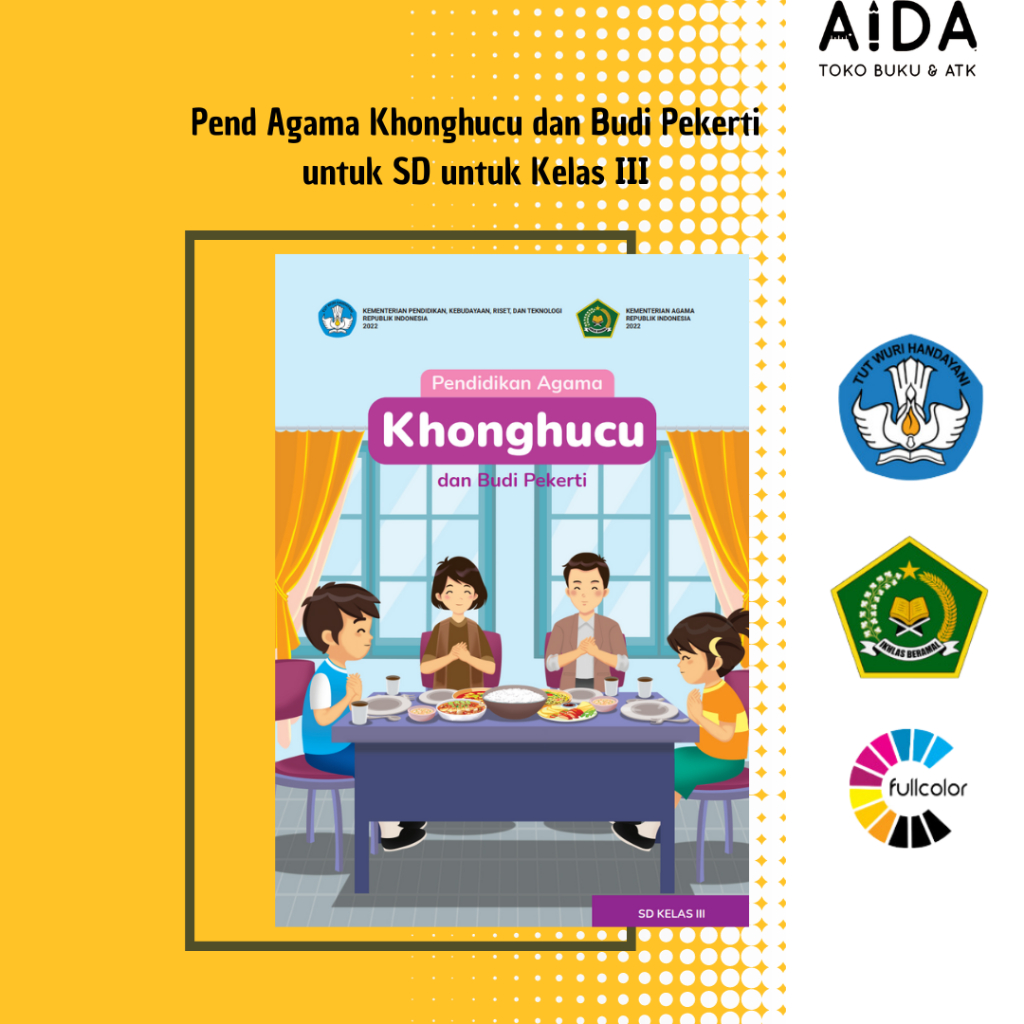 Buku pendidikan Kurikulum Merdeka SD Agama Khonghucu Kelas 3 - Pendidikan Agama Khonghucu dan Budi P