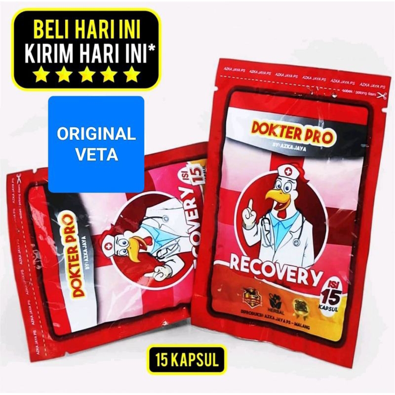 DOKTER PRO RECOVERY RAMUAN HERBAL AYAM ADUAN OBAT LUKA DALAM LUAR AYAM