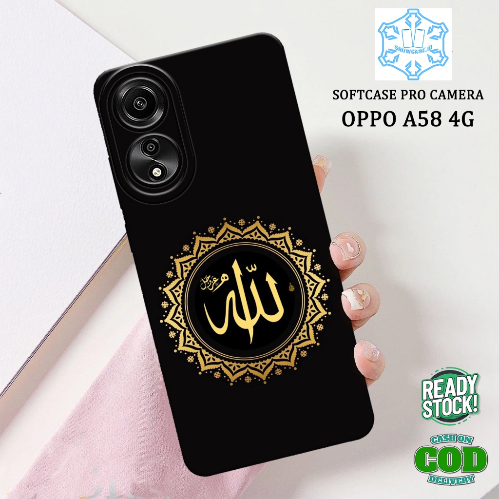 Case Hp Oppo A58 Terbaru - snowcase1- Casing Oppo A58- Fashion Case Cute - Kesing Hp - SoftCase Oppo