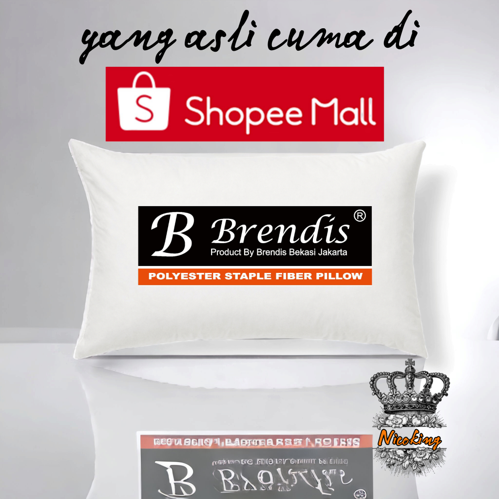 Brendis Bantal Atau Guling Original Lembut Empuk Mewah Tebal Shopee Mall