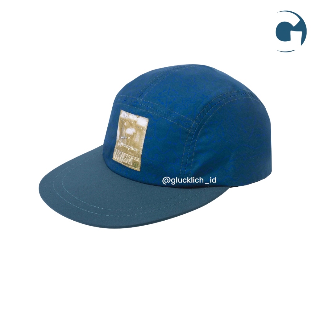 Real Bad Man, Shroomer 4 Panel Cap in Blue/Teal