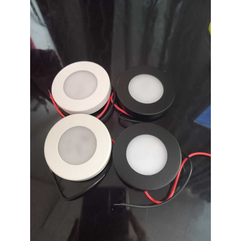 Lampu Downlight Outbow Tipis 3 Watt Bulat