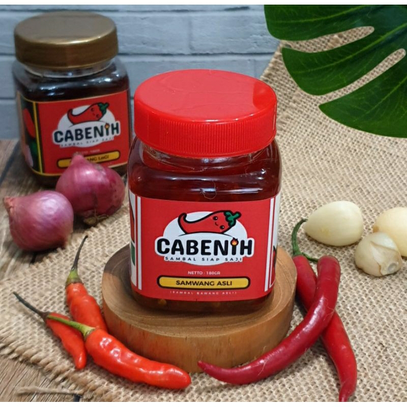 

Cabenih - SAMWANG ASLI (Sambal Bawang Asli) - Netto 180gr