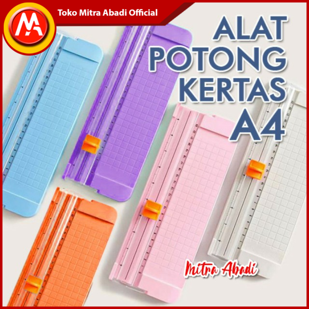 

Alat Pemotong - Potong Kertas A4 / A4 Paper Trimmer Cutter Portable