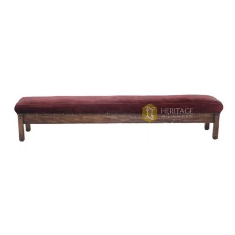BENCH SIMPLE KAYU JATI ASLI BUSA PREMIUM | KURSI PANJANG SOFA KAYU VINTAGE