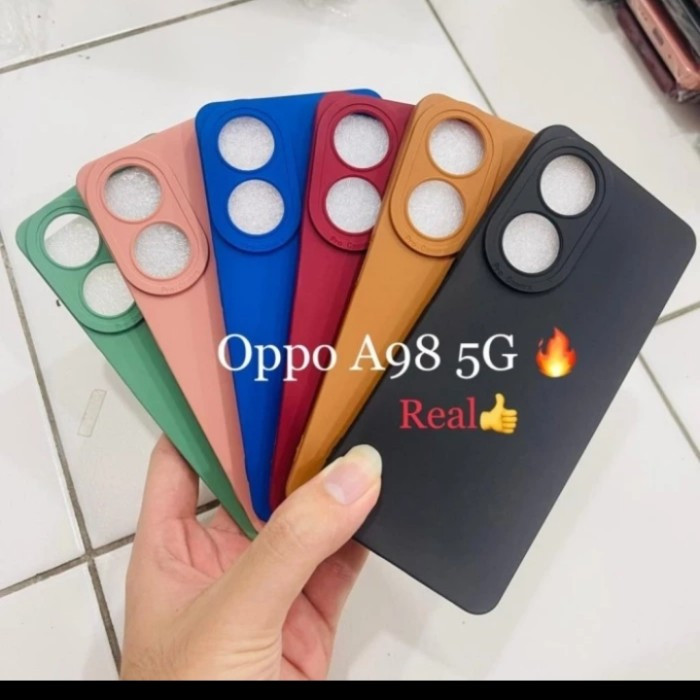 CASE OPPO A98 5G - CASE PRO CAMERA MACARON OPPO A98 5G