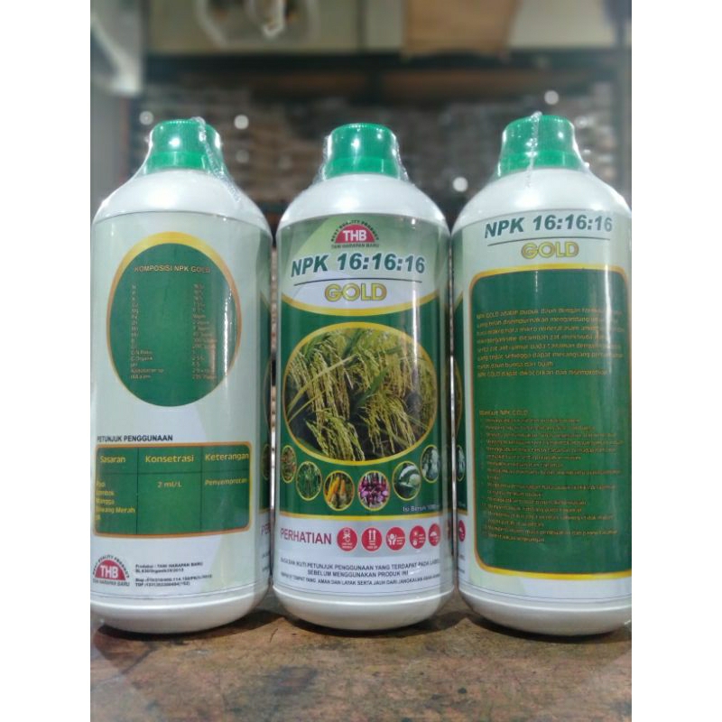 Pupuk NPK 16-16-16 GOLD Cair 1Liter