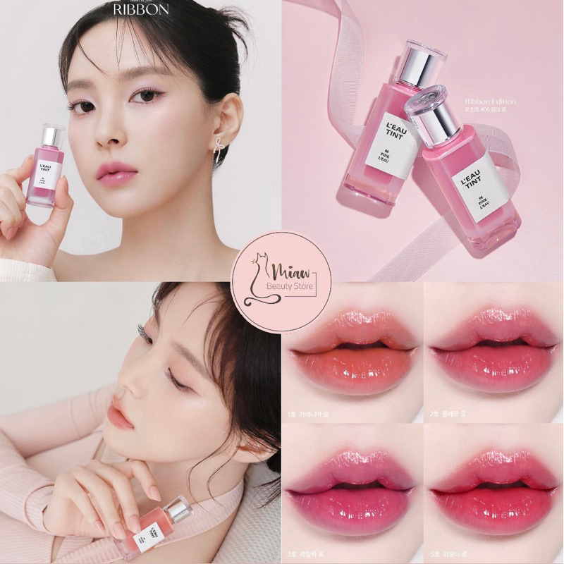 ORI 🇰🇷 BBIA L’EAU TINT / BBIA LEAU TINT Liptint Glossy Korea 🇰🇷 / Glow Lip tint / BBIA RIBBON EDITIO