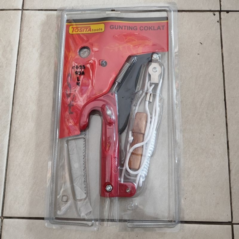 Pisau Gergaji Tarik Tali Gunting Potong Pemotong Ranting Dahan Coklat Kopi Pruning Saw Tosita
