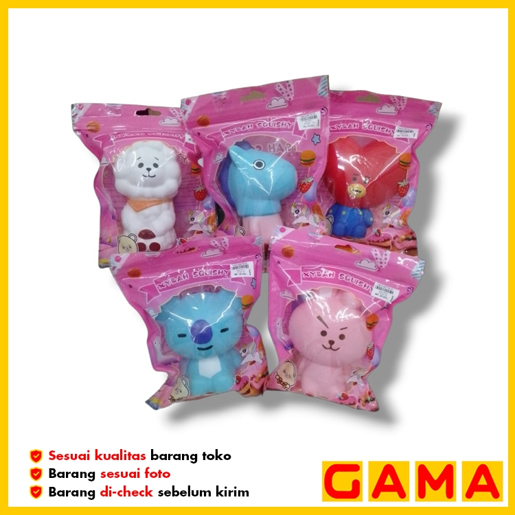 Mainan Anak SQUISHY - Karakter BTS BT21