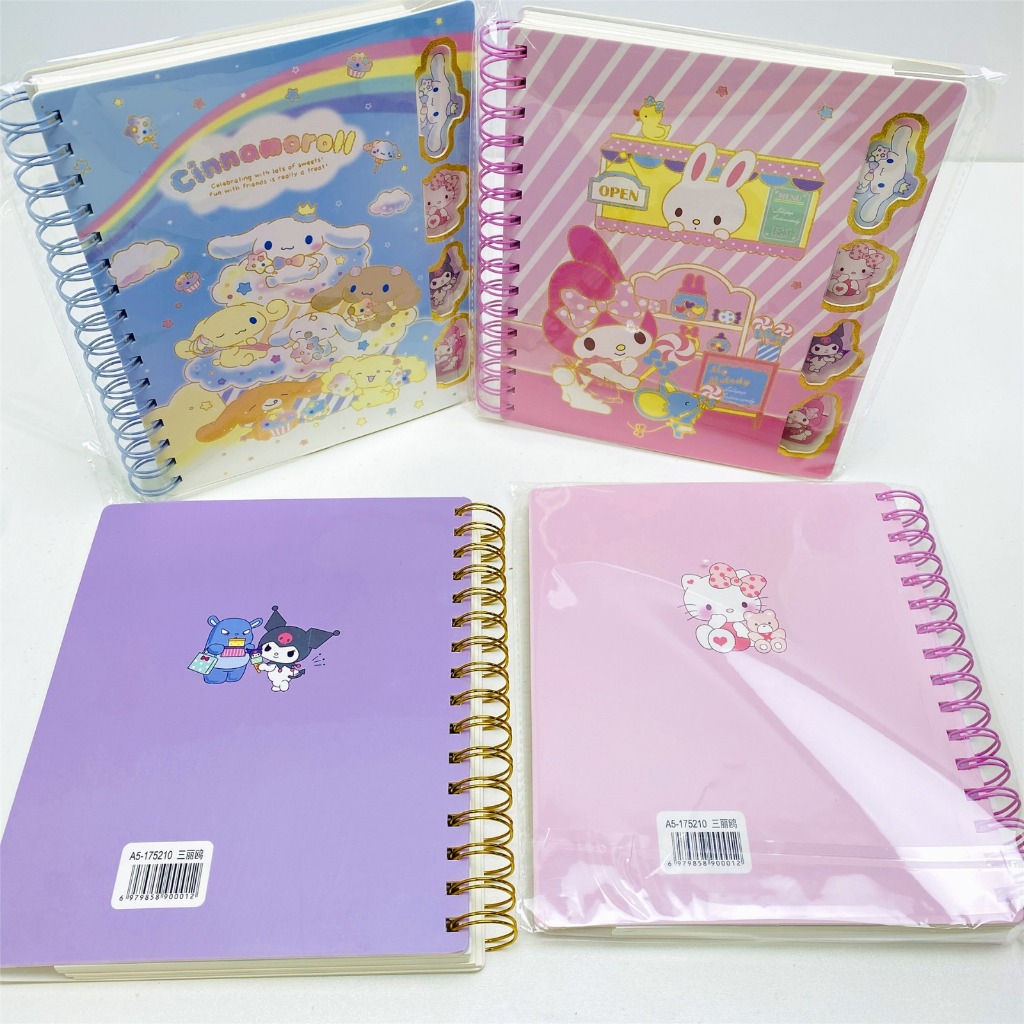 

BINDER GLITTER SANRIO BINDER BOOK SANRIO DIARY SANRIO KUROMI MELODY POMPOMPURIN CINAMORROL WHITE DOG