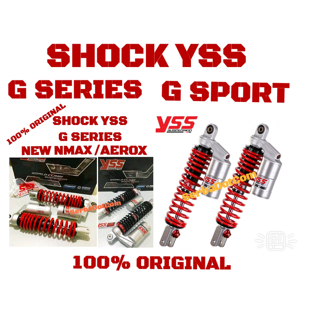SHOCK YSS G SPORT SERIES NEW NMAX NEW 2020 AEROX OLD NEW ORIGINAL GSERIES GSPORT KLIK not smooth smo