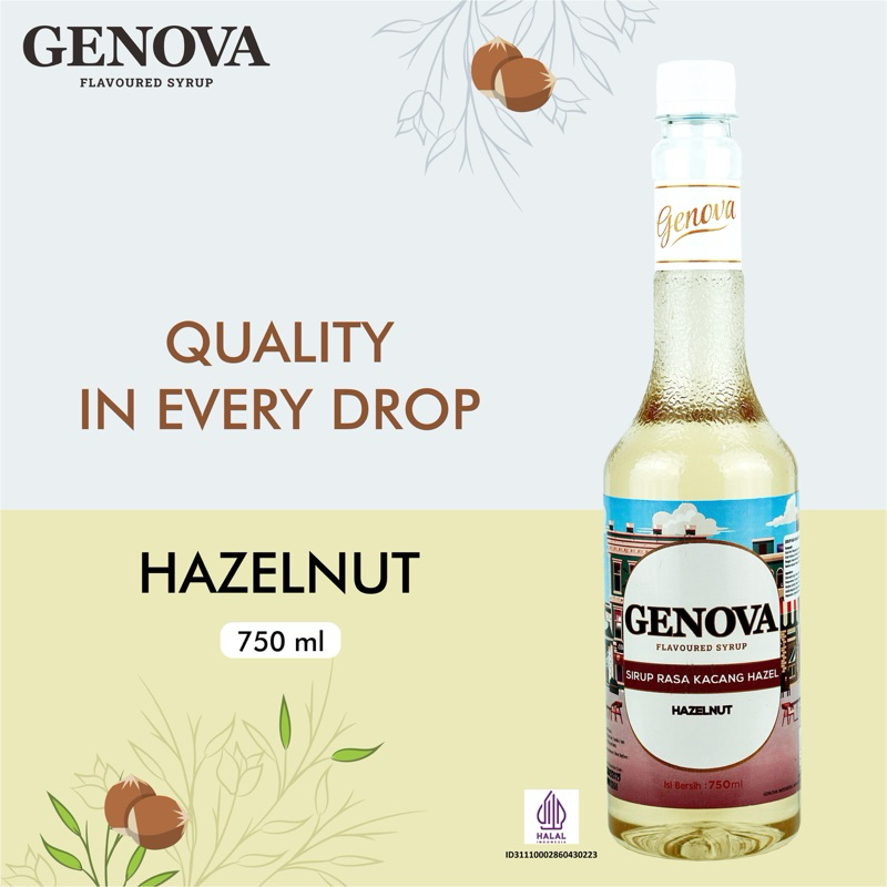 

Genova Hazelnut Syrup 750ml