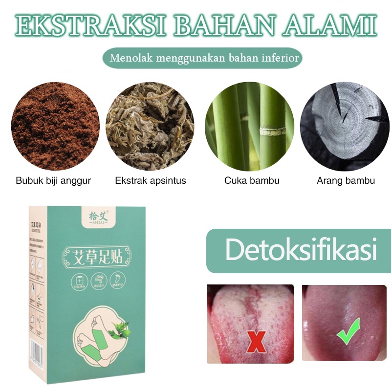 Koyo kaki detox Koyo kaki Detox kaki Foot patch 50 pcs Koyo Kaki Apsintus