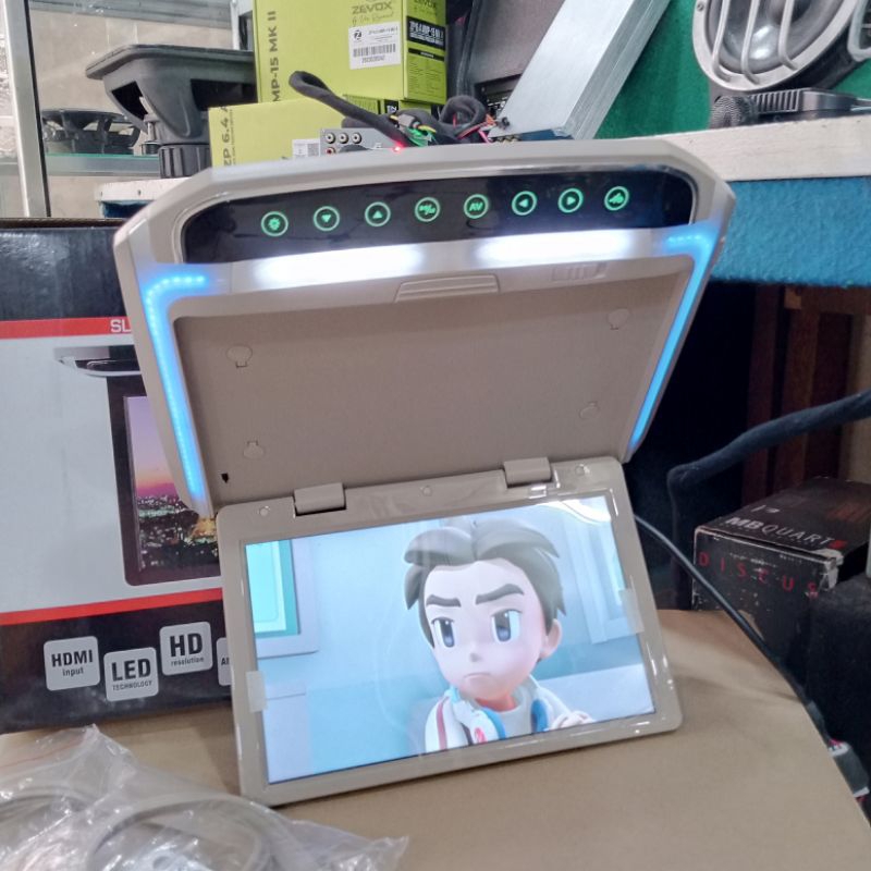 tv roof plafon monitor 11 inch universal