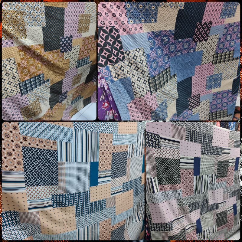 kain Zara silk motif-maxmara motif -kain meteran||harga tertera 0, 5m