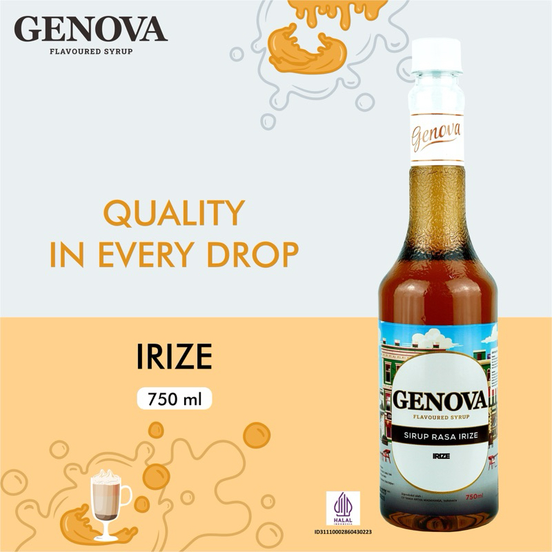 

Genova Irize / Irish Syrup 750ml