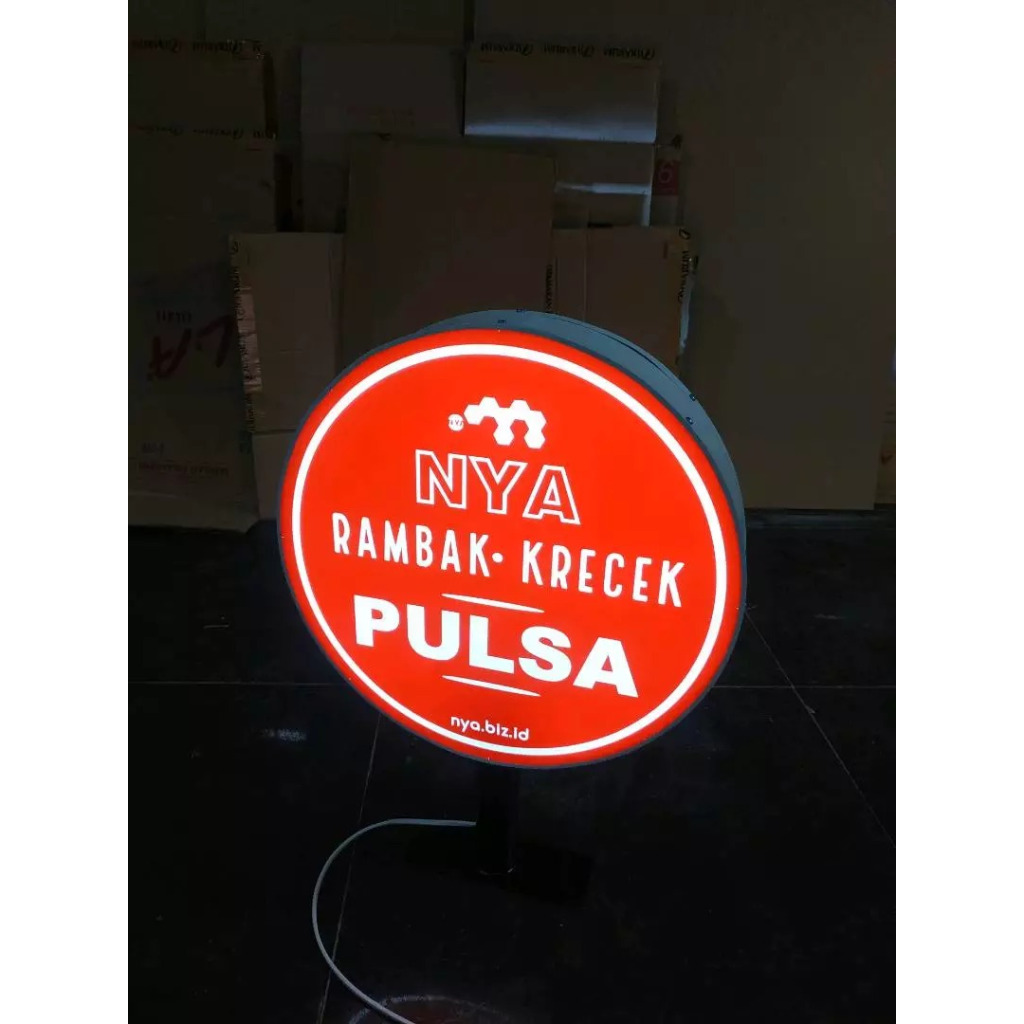 

NEON BOX BULAT AKRILIK MURAH