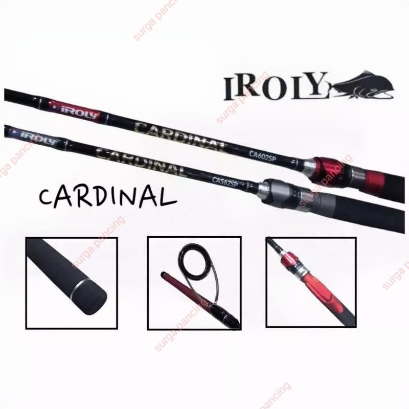 Joran Iroly Cardinal reel seat fuji , solid carbon 150 / 165 / 180 Cm