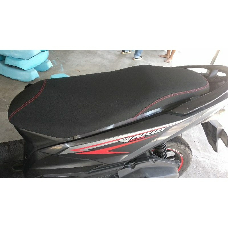 KULIT JOK MOTOR VARIO 125/VARIO 150 AMPLAS KASAR ANTI LICIN ANTI REMBES ANTI AIR MURAH SARUNG COVER 