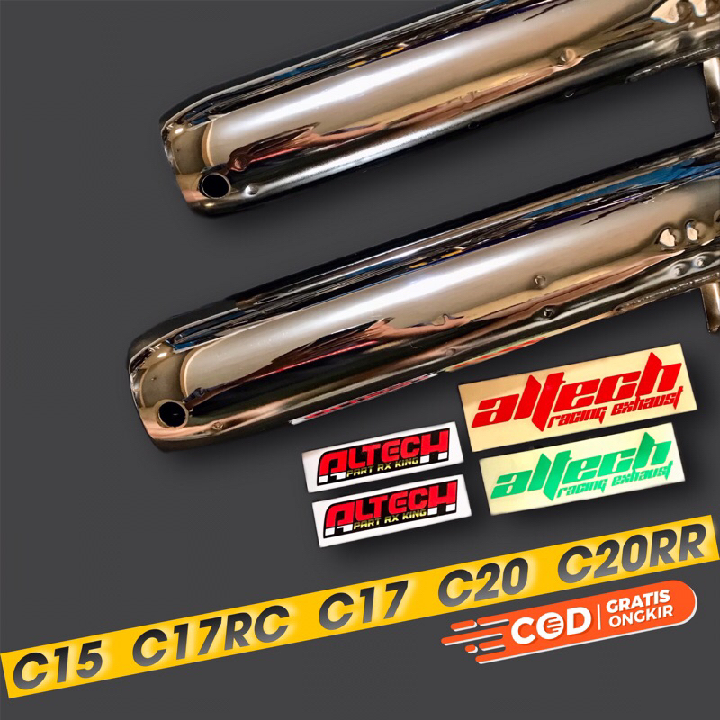 COD KNALPOT ALTECH RX KING BOBOKAN ALTECH BANDUNG ORIGINAL RXK RXS YT115 C15 C17RC C17 C20 C20RR
