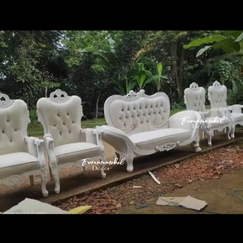 Kursi Sofa Pelaminan Jaguar Kursi Amira / Kursi Pelaminan Pengantin / Kursi Pelaminan Minimalis / Ku