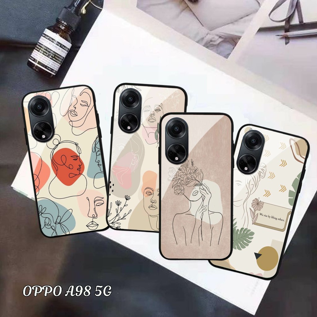 Case Oppo A98 5G - Softcase - Casing terbaru - Softcase kaca Oppo A98 5G (GC223)