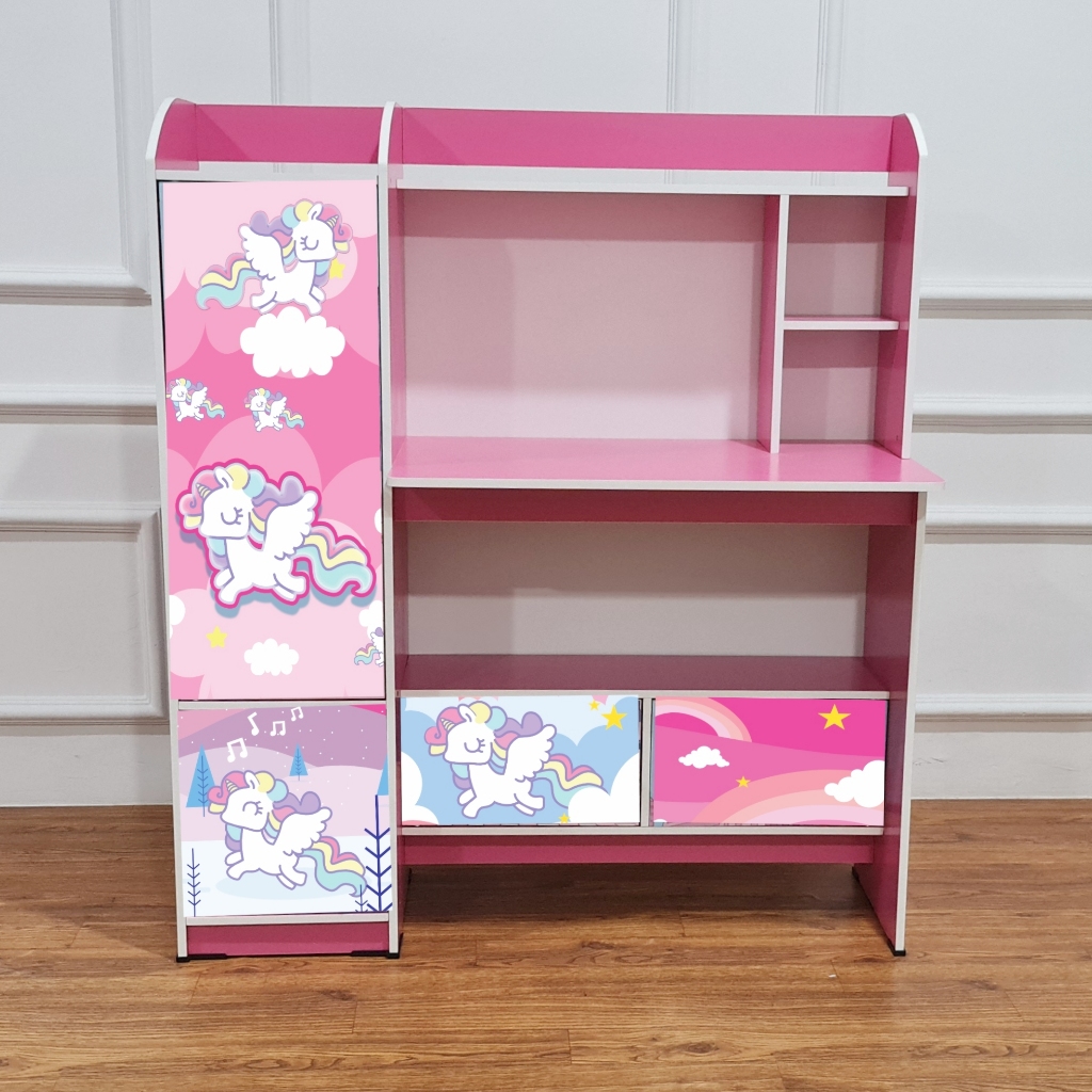 MEJA ANAK PINK MURAH LAKU LARIS DICARI GARANSI MEJA BELAJAR ANAK MINIMALIS