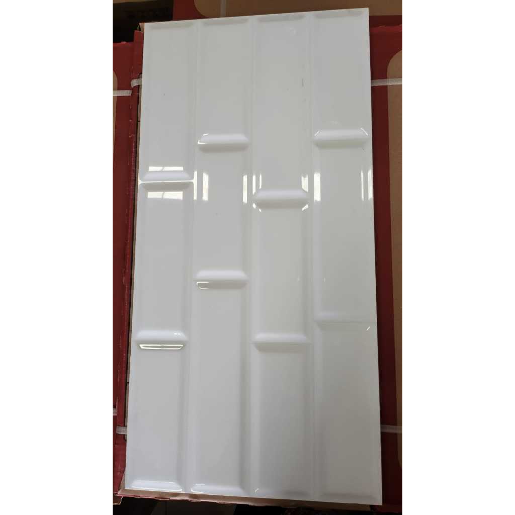 KERAMIK DINDING ROMAN 30X60 W63801R DTUBE WHITE KERAMIK ROMAN 30X60 KERAMIK 30X60 PUTIH POLOS KERAMI