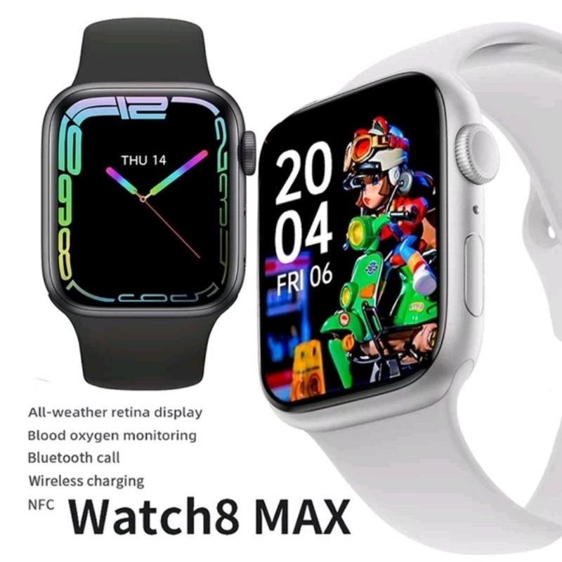 Snartwatch Watch 8 Max Jam Tangan Pintar iOS & Android Waterproof Multifungsi