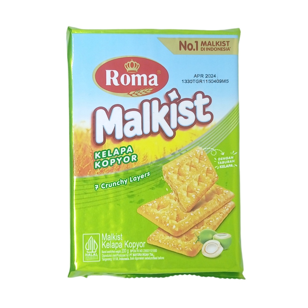 

Roma Malkist Kelapa Kopyor netto 200 gram