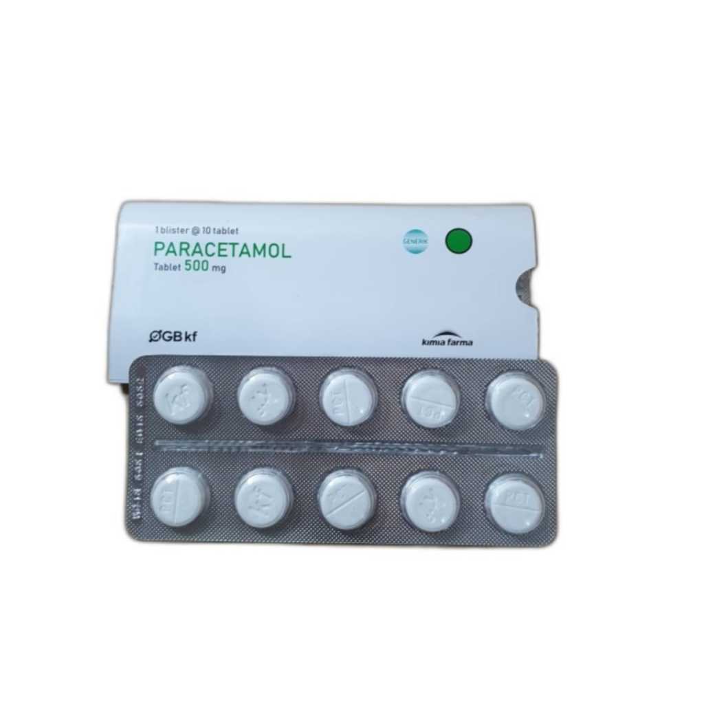 Paracetamol 500 mg Strip 10 tablet - Kimia Farma