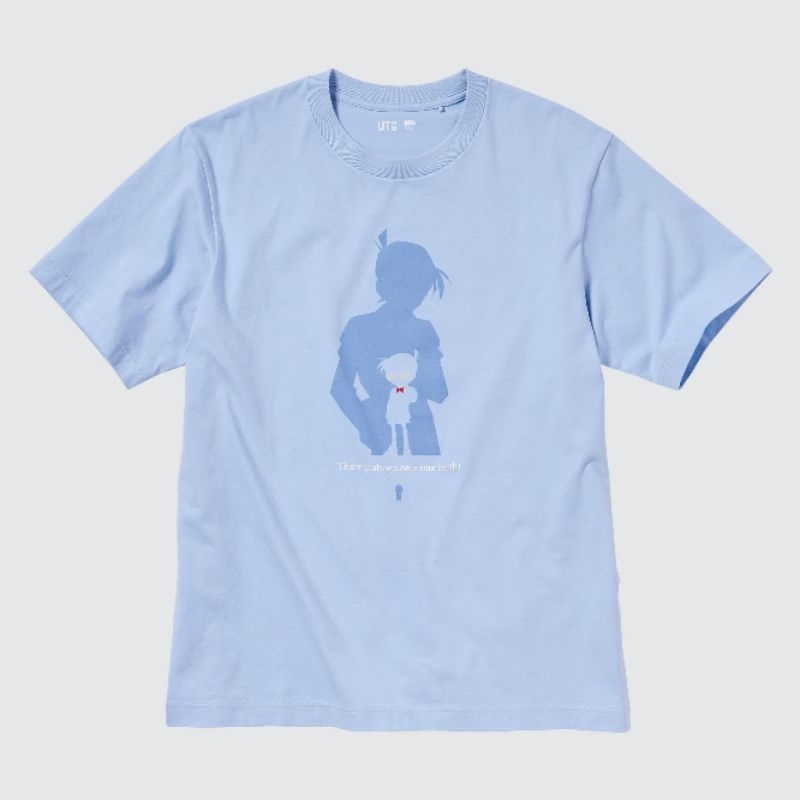Tshirt Uniqlo Conan - There is always one truth | Detective Conan UT Kaos Lengan Pendek