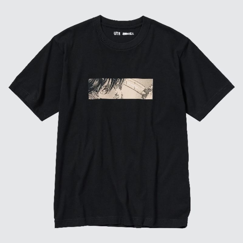 Tshirt Uniqlo Mikasa Ackerman - See you later | Attack on Titan UT Kaos Lengan Pendek