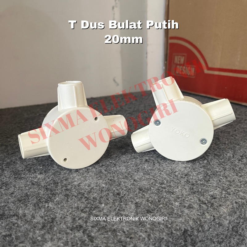 T Dus / T Dos Putih 20mm