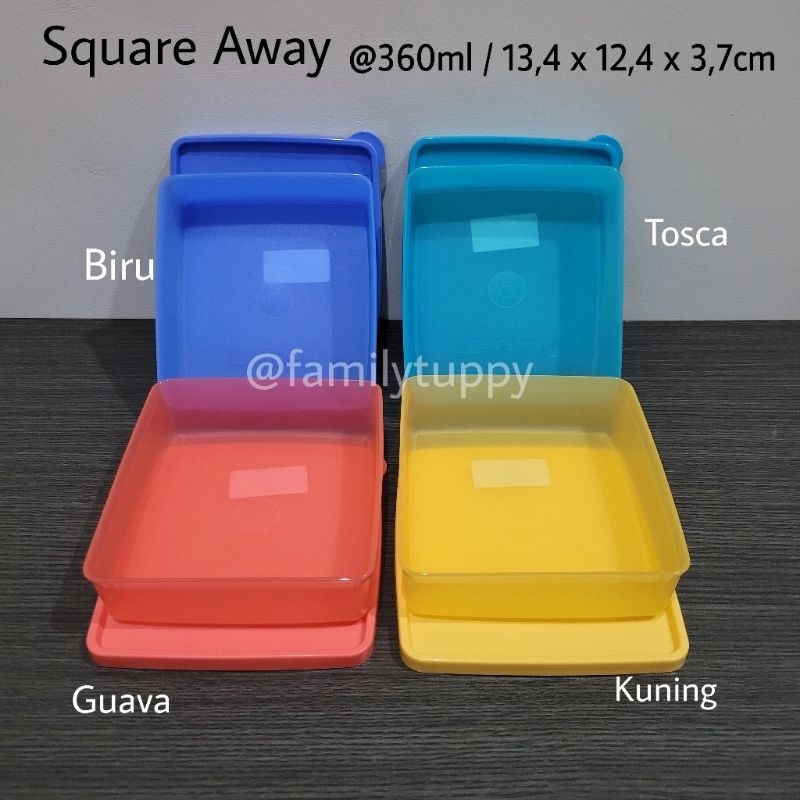 Tepak makan square Tupperware