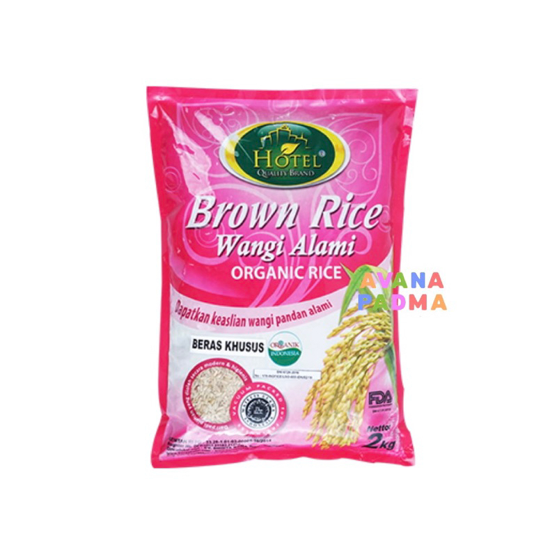 

Beras Hotel Organic Brown Rice (2kg)