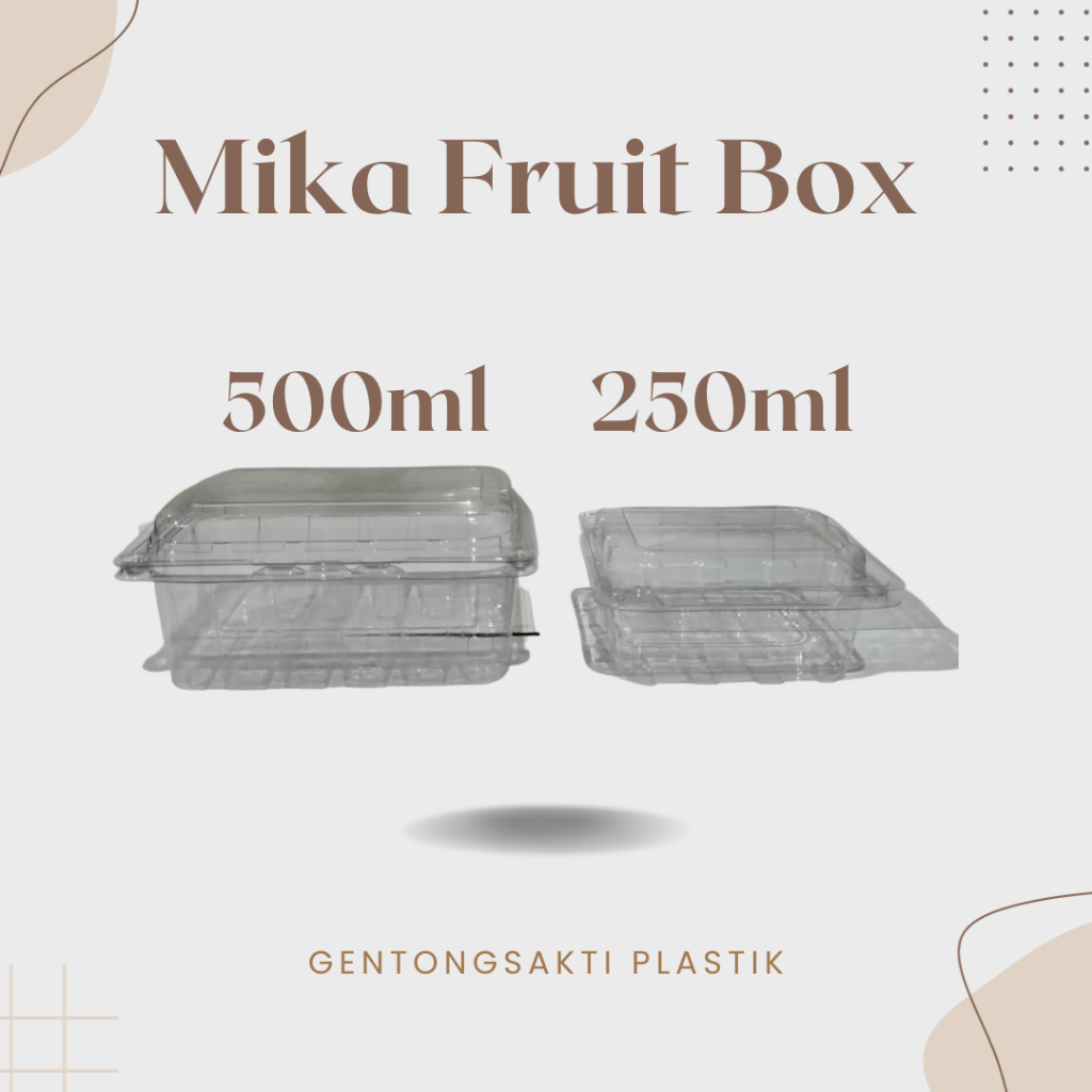 Mika Fruitbox/ 500ml/250ml(mika buah)