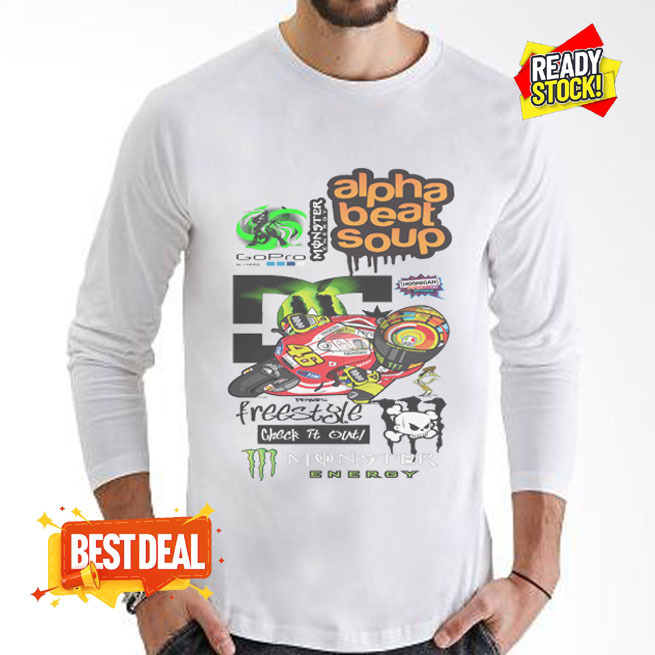Kaos Tangan Panjang Alpha Beat Soup Tshirt 100% Cotton Kombed 30s