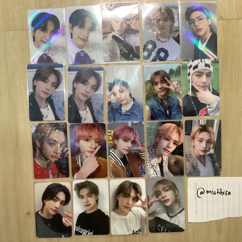 [Part 1] Hyunjin POB Stray Kids Photocard Official poca pc withmuu kpop skz pob benefit bene maxiden