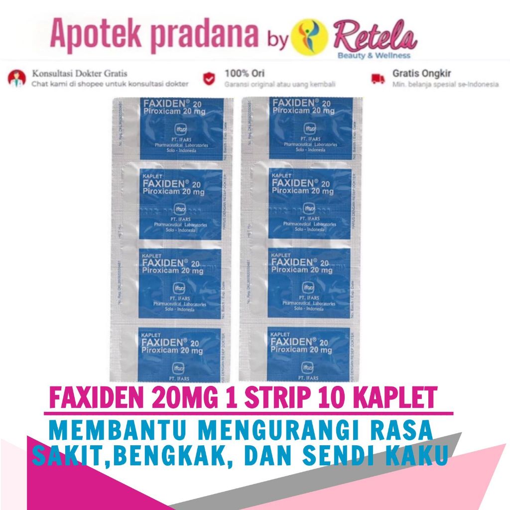 FAXIDEN 20MG 1 STRIP 10 KAPLET