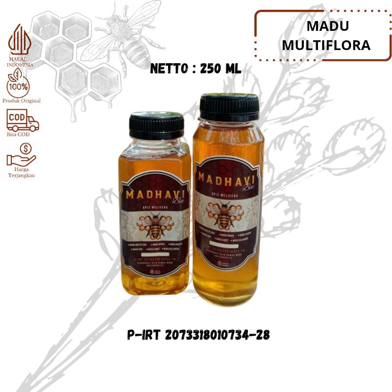 

MADU MULTIFLORA 250ML // MADU MADHAVI
