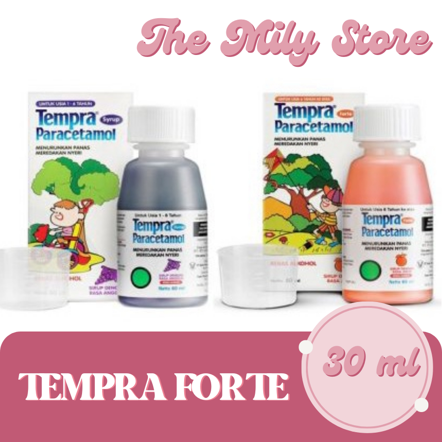 TEMPRA FORTE SIRUP 30ML - OBAT DEMAM ANAK DAN BAYI - OBAT SAKIT GIGI - SAKIT KEPALA