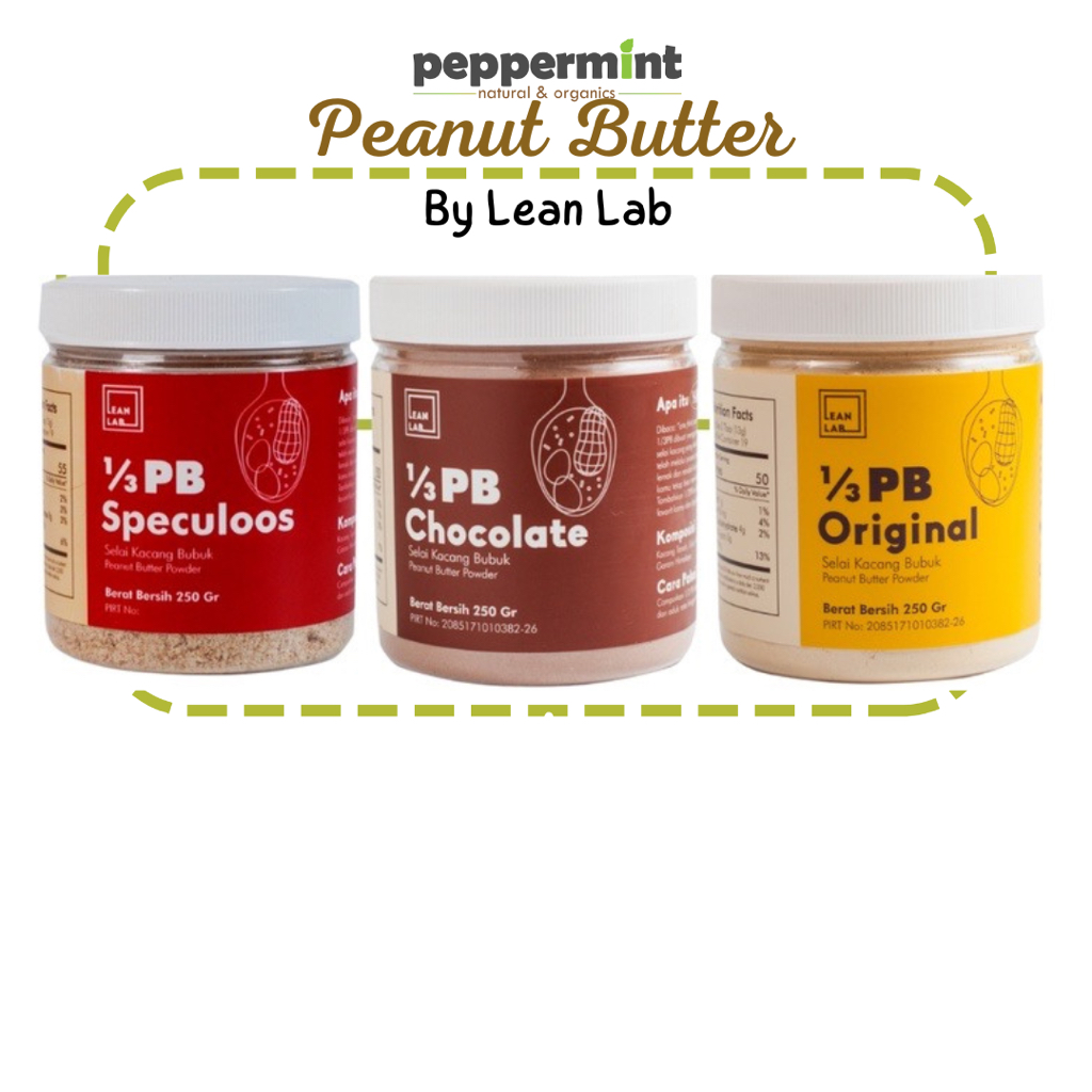 

Lean Lab 1/3 PB Peanut Butter Powder / Selai Kacang Bubuk (250 gr)