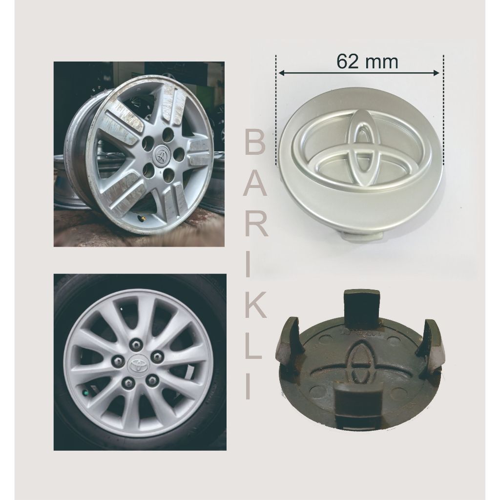 Tutup as roda ban mobil dop center velg inova