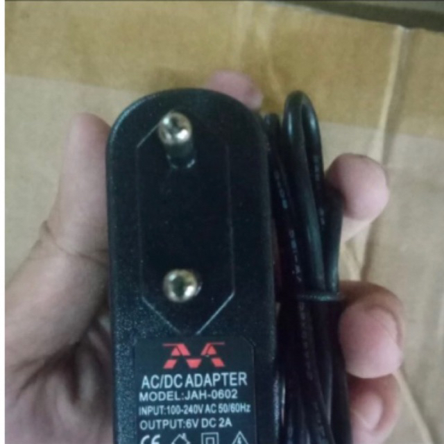 adaptor 6v 2a